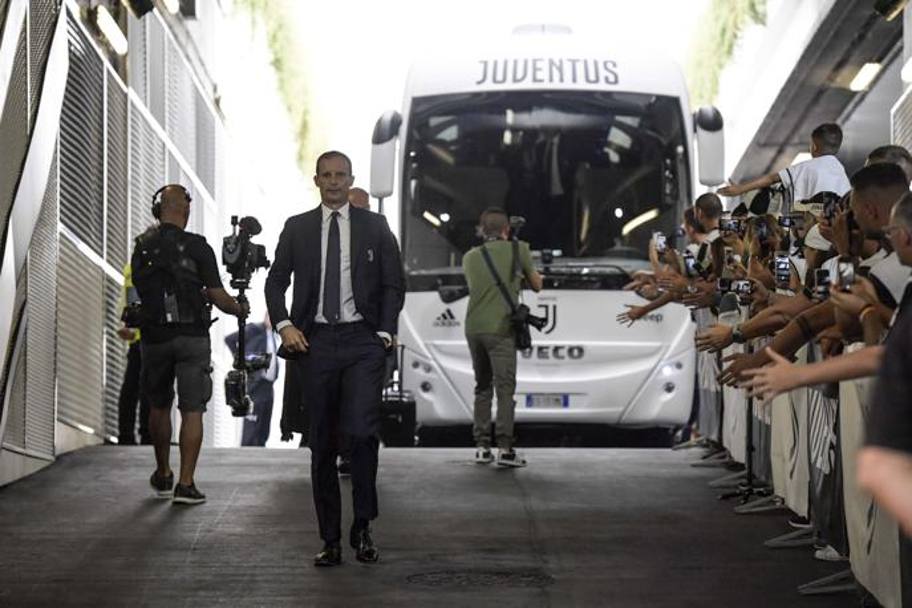 Massimiliano Allegri entra allo stadio Getty Images